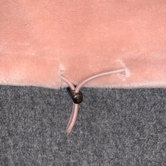 SWS Active pink plush cropped hoodie - Picture 4 of 5
